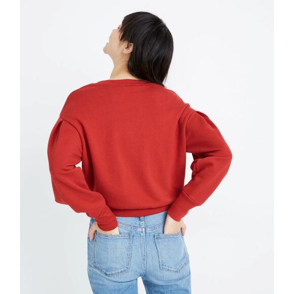 Madewell Après-Ski Pleat-Sleeve Sweatshirt - Picture 3 of 3